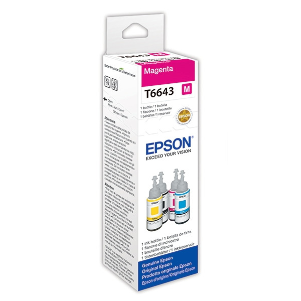 Epson 664 (T6643) tusz czerwony, oryginalny C13T664340 026752 - 1