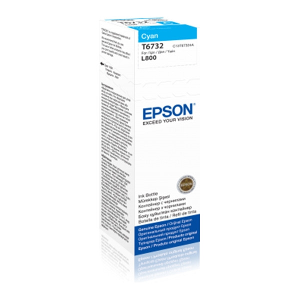 Epson 673 (T6732) tusz niebieski, oryginalny C13T67324A 026818 - 1