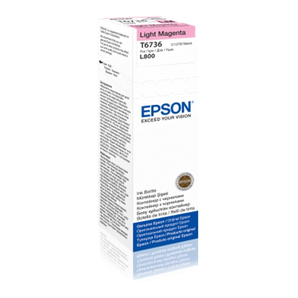 Epson 673 (T6736) jasnoczerwony, oryginalny C13T67364A 026826 - 1