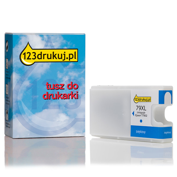 Epson 79XL (T7902) tusz niebieski, zwiększona pojemność, wersja 123drukuj C13T79024010C 026655 - 1