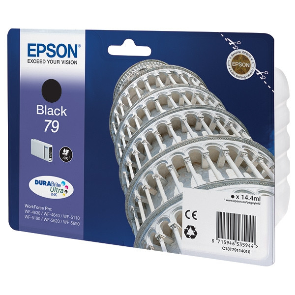 Epson 79 (T7911) tusz czarny, oryginalny C13T79114010 026644 - 1