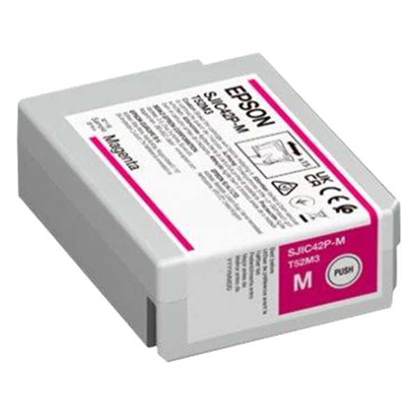 Epson C13T52M340 (SJIC42P-M) tusz czerwony, oryginalny 084332 - 1