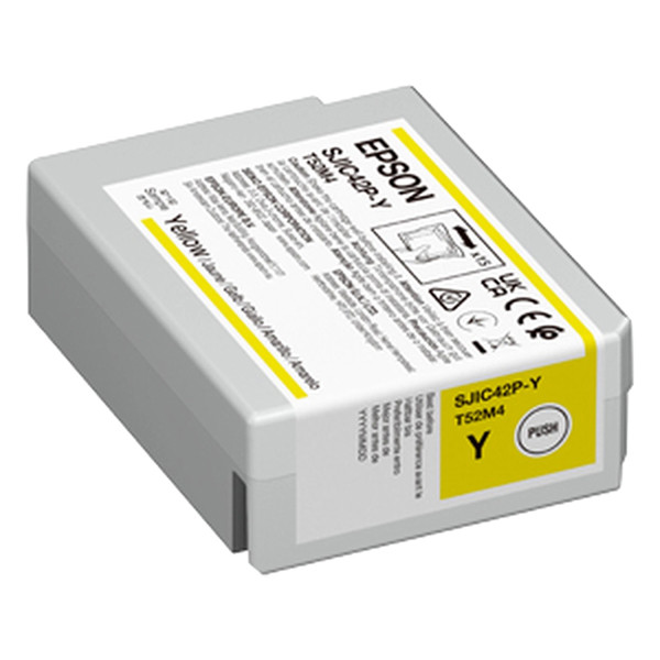 Epson C13T52M440 tusz żółty, oryginalny C13T52M440 084334 - 1