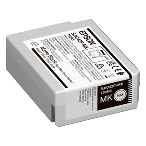 Epson C13T52M540 (SJIC42P-MK) tusz czarny matowy, oryginalny 084336 - 1