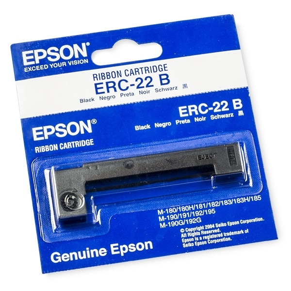Epson ERC22B taśma barwiąca czarna, zwiększona wydajność, oryginalna C43S015358 080206 - 1