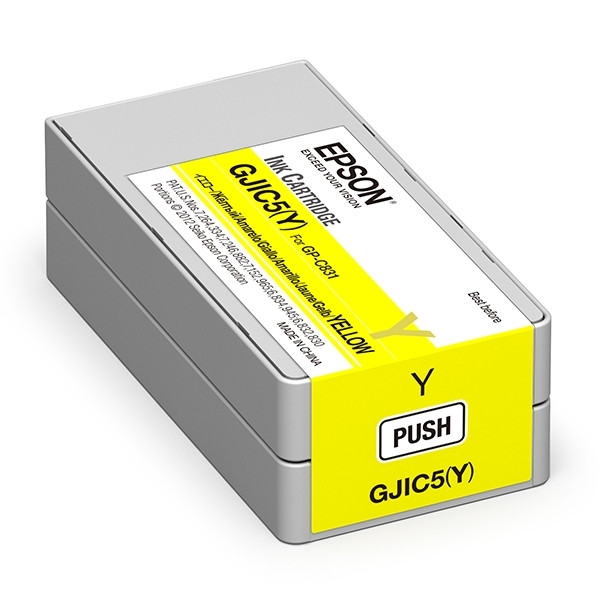 Epson GJIC5(Y) tusz żółty, oryginalny C13S020566 026746 - 1