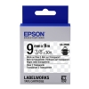 Epson LK-3TBN taśma, czarny na przeźroczystym 9 mm, oryginalna 083170 - 1