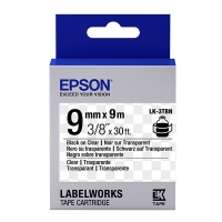 Epson LK-3TBN taśma, czarny na przeźroczystym 9 mm, oryginalna C53S653004 083170