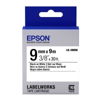 Epson LK-3WBN taśma, czarny na białym 9 mm, oryginalna C53S653003 083178