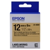 Epson LK-4KBM taśma 12 mm, czarny na metalicznym złotym, oryginalna 083206 - 1