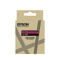 Epson LK-4PBF taśma 12 mm, czarny na fluorescencyjnym różu, oryginalna C53S672100 084458
