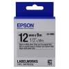 Epson LK-4SBE taśma 12 mm, czarny na srebrnym, oryginalna 083214 - 1