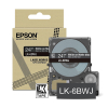 Epson LK-6BWJ taśma matowa 24 mm, biały na czarnym, oryginalna 084422 - 1