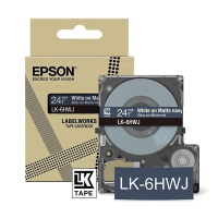 Epson LK-6HWJ taśma matowa 24 mm, biały na granatowym, oryginalna C53S672086 084426