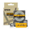 Epson LK-6YBJ taśma matowa 24 mm, czarny na żółtym, oryginalna 084408 - 1