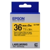 Epson LK-7YBP taśma 36 mm, czarny na pastelowym żółtym, oryginalna 083278 - 1