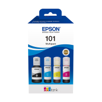 Epson Pakiet Epson 101 tusz czarny + 3 kolory, oryginalny C13T03V64A 020140