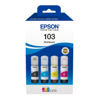 Epson Pakiet Epson 103 tusz czarny + 3 kolory, oryginalny C13T00S64A 052115