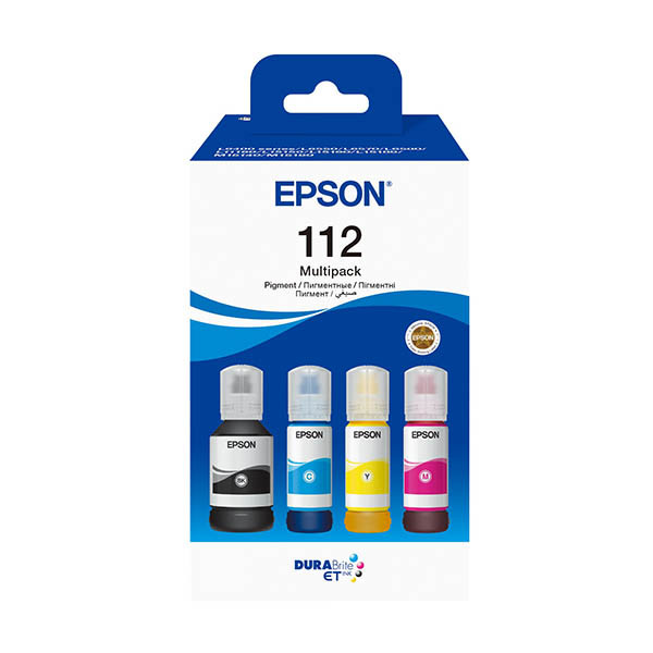 Pakiet Epson 112 tusz czarny + 3 kolory, oryginalny 083846 - 1