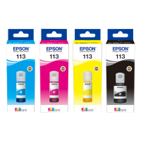 Epson Pakiet Epson 113 tusz czarny + 3 kolory, oryginalny C13T06B640 652039