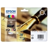 Pakiet Epson 16 (T1626) tusz czarny + 3 kolory, oryginalny 026528 - 1