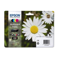 Epson Pakiet Epson 18XL (T1816) tusz czarny + 3 kolory, zwiększona pojemność, oryginalny C13T18164010 C13T18164012 026486