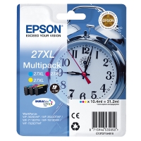 Epson Pakiet Epson 27XL (T2715) 3 kolory, zwiększona pojemność, oryginalny C13T27154010 C13T27154012 026624