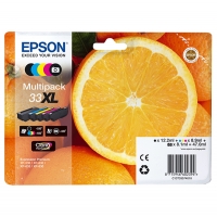 Epson Pakiet Epson 33XL (T3357) 5 kolorów, zwiększona pojemność, oryginalny C13T33574010 026870