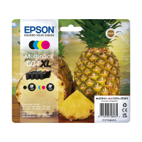 Pakiet Epson 604XL (T10H6) tusz czarny + 3 kolory, oryginalny 652078