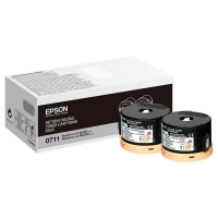 Epson Pakiet Epson S050711 2 x toner czarny, oryginalny C13S050711 052034