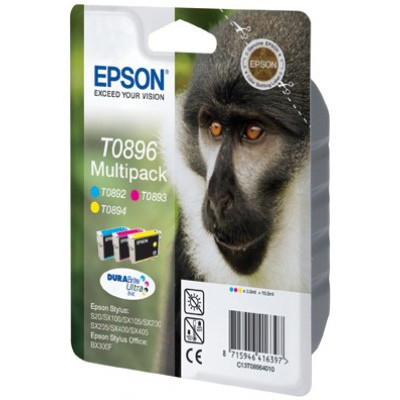 Pakiet Epson T0896, 3 kolory, oryginalny 023324 - 1