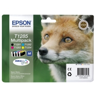 Epson Pakiet Epson T1285 tusz czarny + 3 kolory, oryginalny C13T12854010 C13T12854012 026284