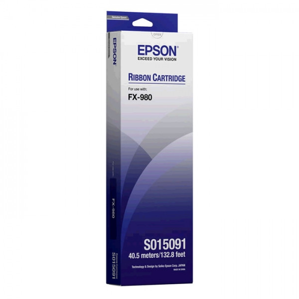 Epson S015091 taśma barwiąca czarna, oryginalna C13S015091 080070 - 1