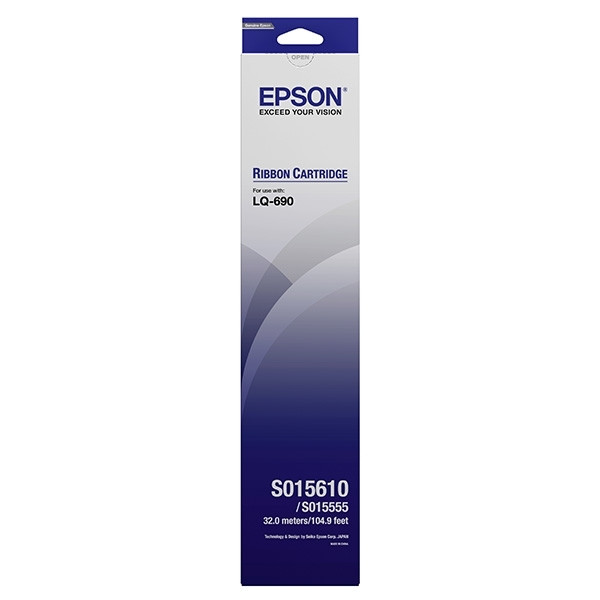 Epson S015610 taśma barwiąca czarna, oryginalna C13S015610 083150 - 1