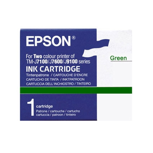 Epson S020406 (SJIC7G) tusz zielony, oryginalny C33S020406 080184 - 1