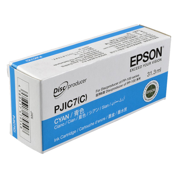 Epson S020447 tusz niebieski PJIC7(C), oryginalny C13S020688 027210 - 1