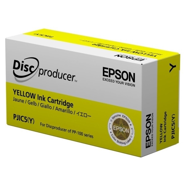 Epson S020451 tusz żółty PJIC5(Y), oryginalny C13S020451 026378 - 1