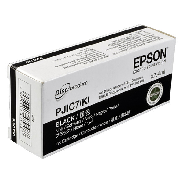 Epson S020453 tusz czarny PJIC7(K), oryginalny C13S020693 027208 - 1