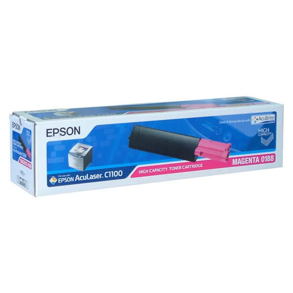 Epson S050188 toner czerwony, zwiększona pojemność, oryginalny Epson C13S050188 027785 - 1