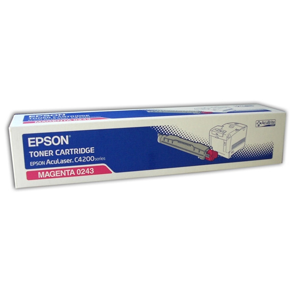 Epson S050243 toner czerwony, oryginalny C13S050243 028045 - 1