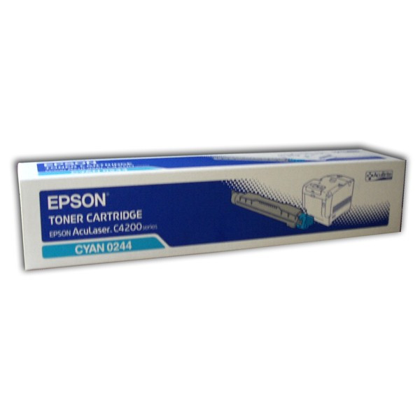 Epson S050244 toner niebieski, oryginalny C13S050244 028050 - 1