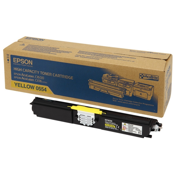 Epson S050554 toner żółty, zwiększona pojemność, oryginalny C13S050554 028194 - 1