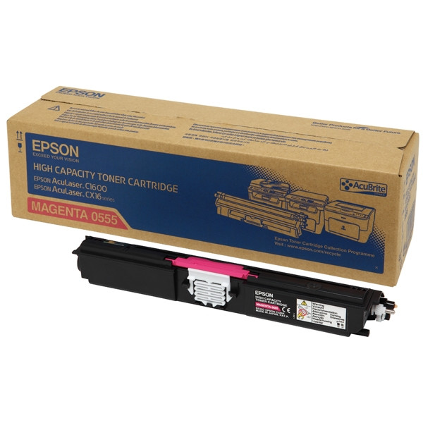 Epson S050555 toner czerwony, zwiększona pojemność, oryginalny C13S050555 028196 - 1