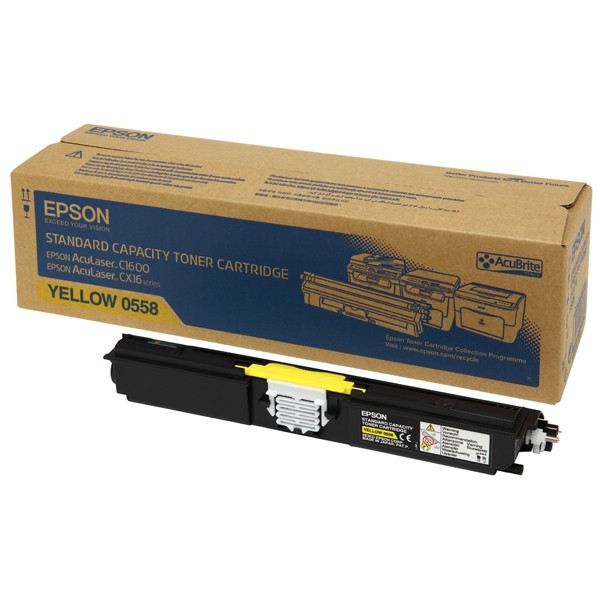 Epson S050558 toner żółty, oryginalny C13S050558 028202 - 1