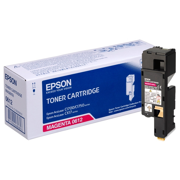 Epson S050612 toner czerwony, zwiększona pojemność, oryginalny C13S050612 028276 - 1