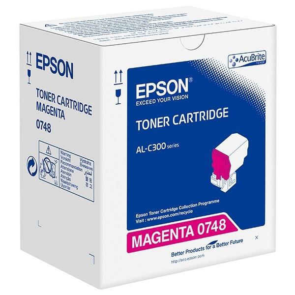 Epson S050748 toner czerwony, oryginalny C13S050748 052062 - 1