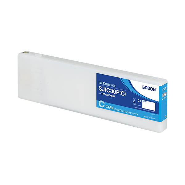 Epson SJIC30P(C) toner niebieski, oryginalny 026768 - 1