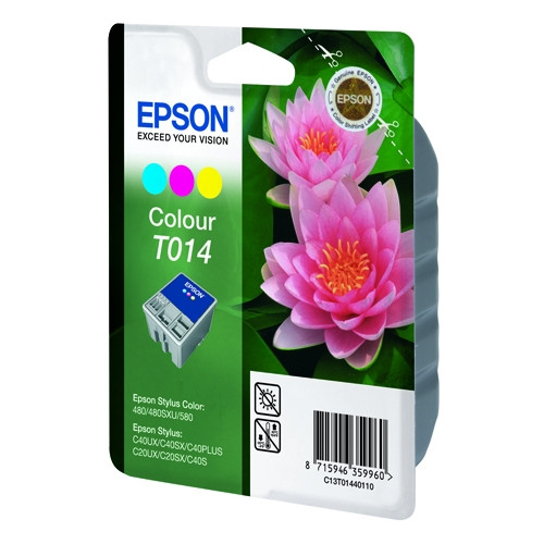 Epson T014 kolorowy, oryginalny C13T01440110 020520 - 1