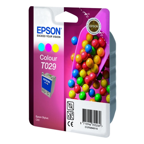 Epson T029 kolorowy, oryginalny C13T02940110 021110 - 1