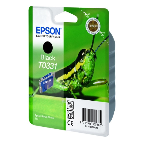 Epson T0331 czarny, oryginalny C13T03314010 021160 - 1